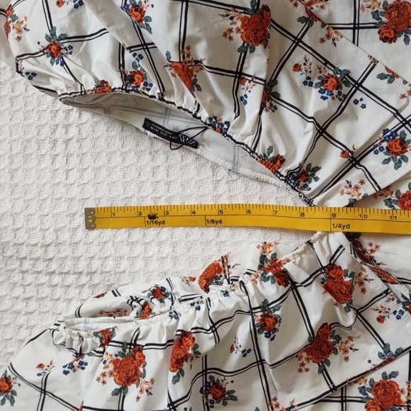 New Zara Flutter Sleeves Dress Size L - Picture 7 of 11